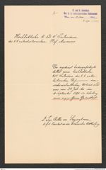 k.k. naturhistorisches Hofmuseum, Intendanzakten 1885-1896 (Hauer), Aktenzahl Z.390.a/1890, Seite 1